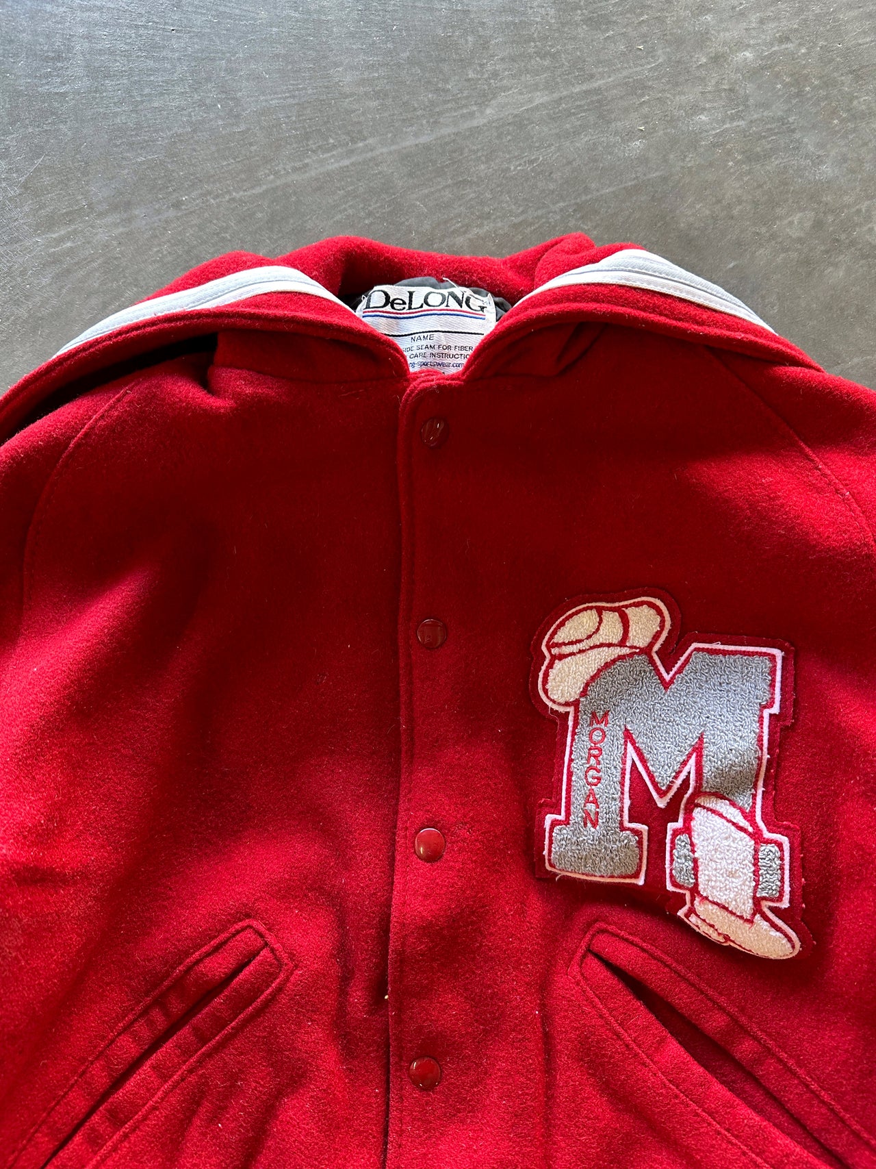 90s “Marguettes” varsity jacket (S)