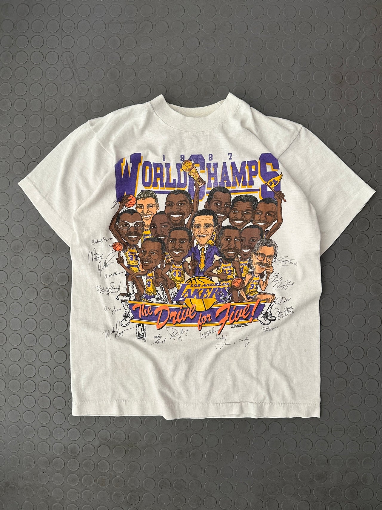 1987 Lakers single stitch tee (M)