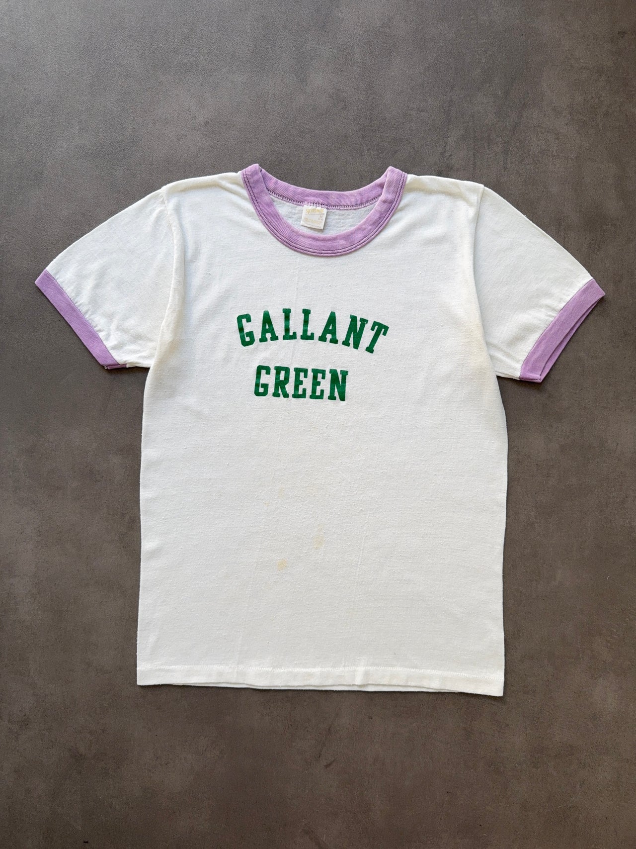 1970s Gallant Green ringer tee (M)