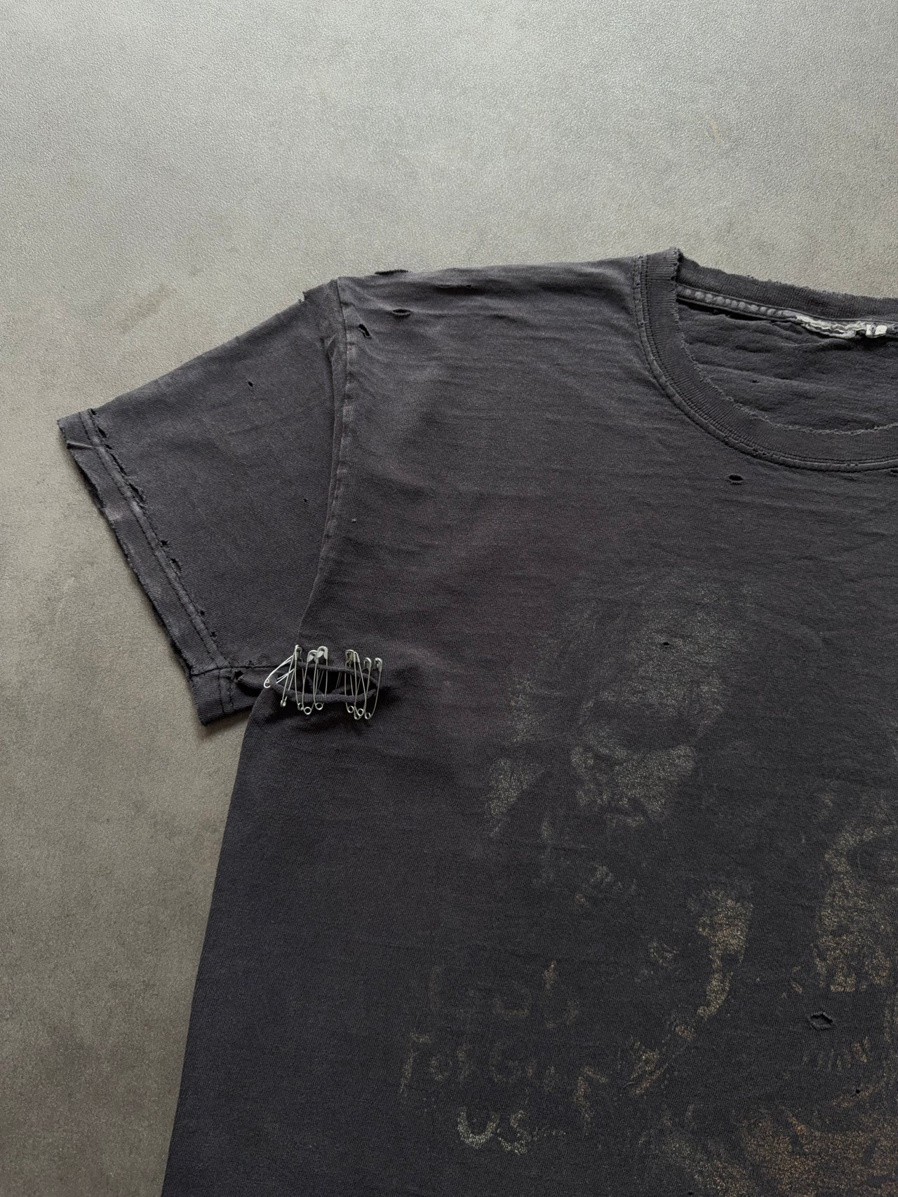 2000s The Walking dead faded distressed tee (L)