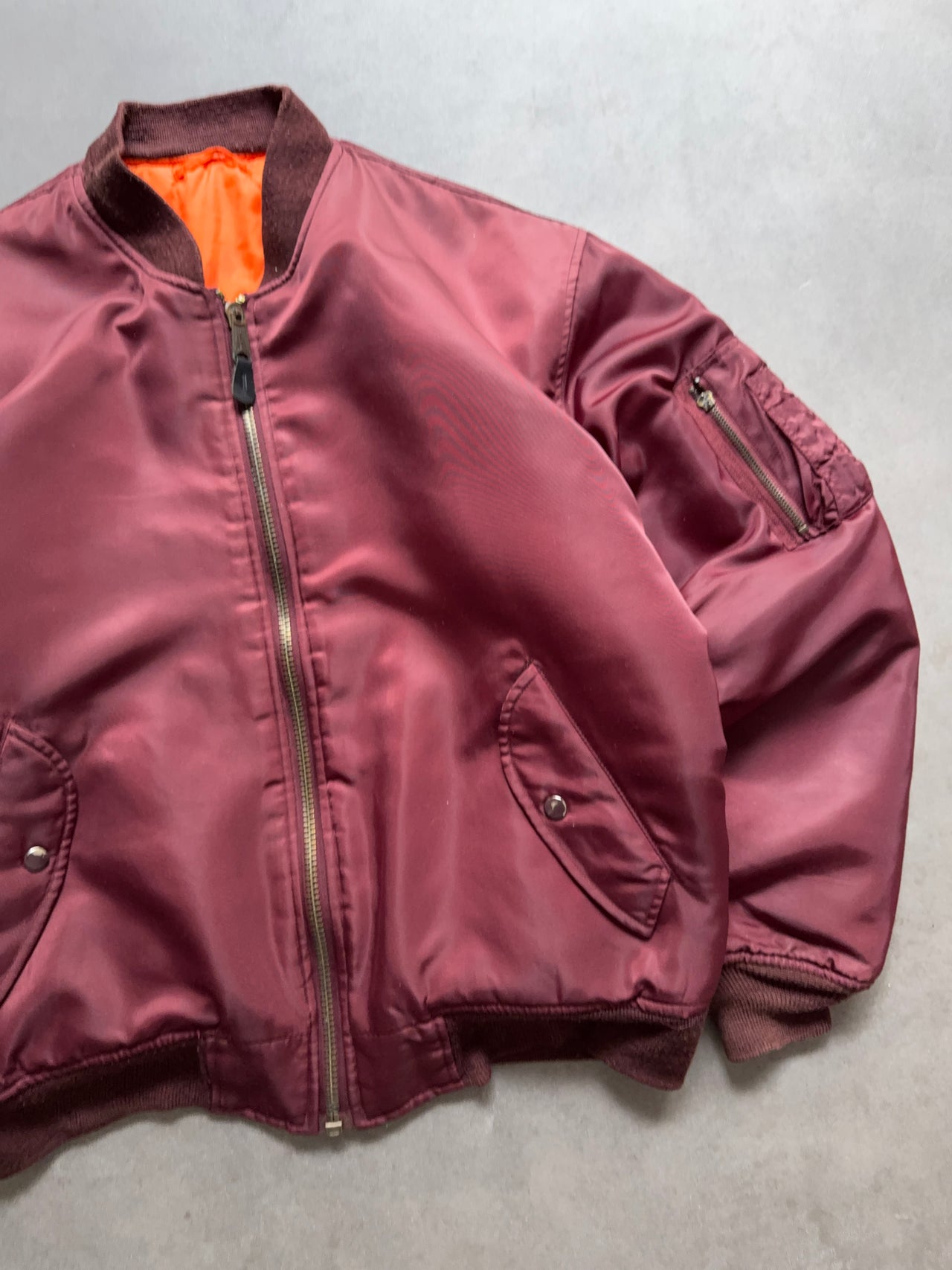 1990s MA-1 Reversible Bomber Jacket (XL)