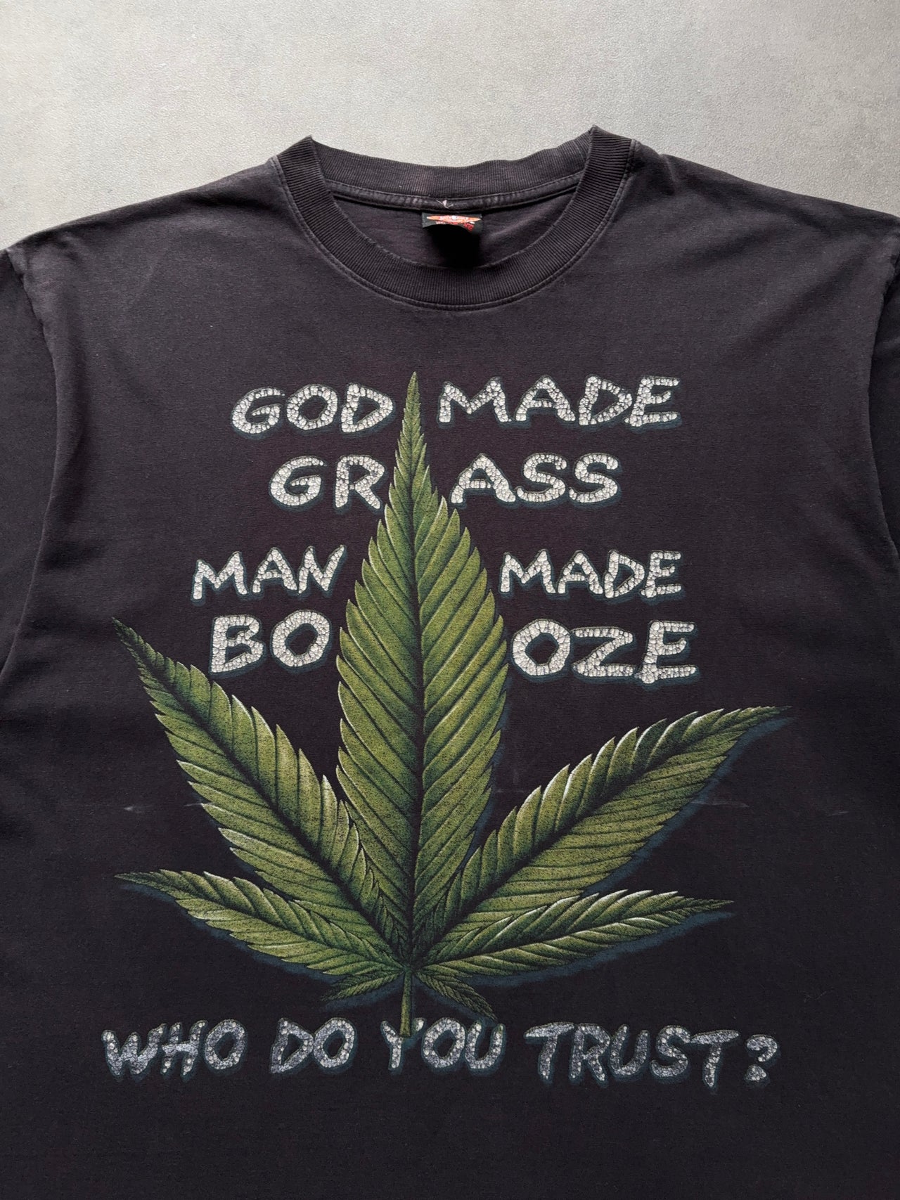 1990s Marijuana faded tee (XL)