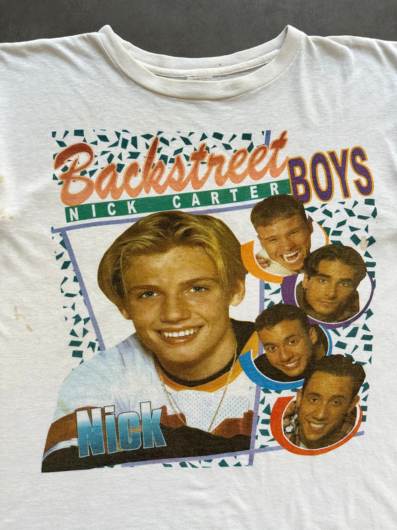 1980S NICK BACK STREET BOYS TEE (L)