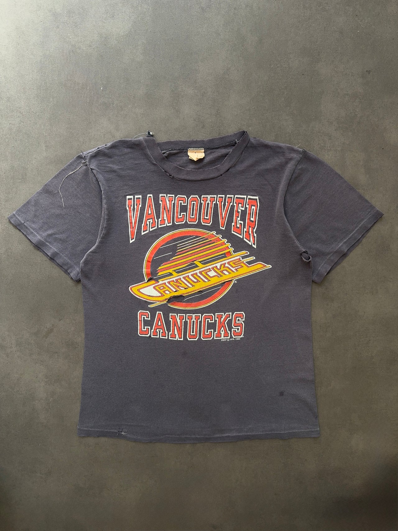 1990s Vancouver distressed faded tee (L)