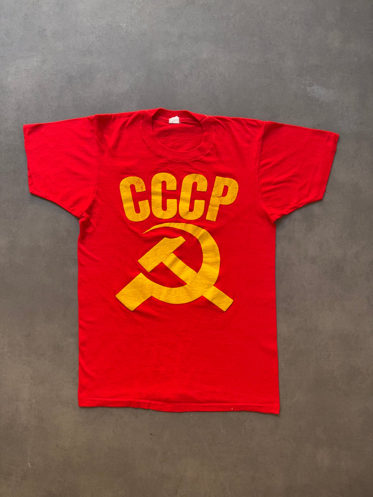 1980s  Union of Soviet Socialist Republics tee (M)