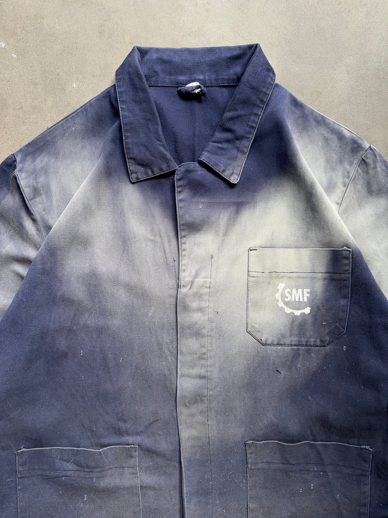 1980s Faded French Work Shirt (L)