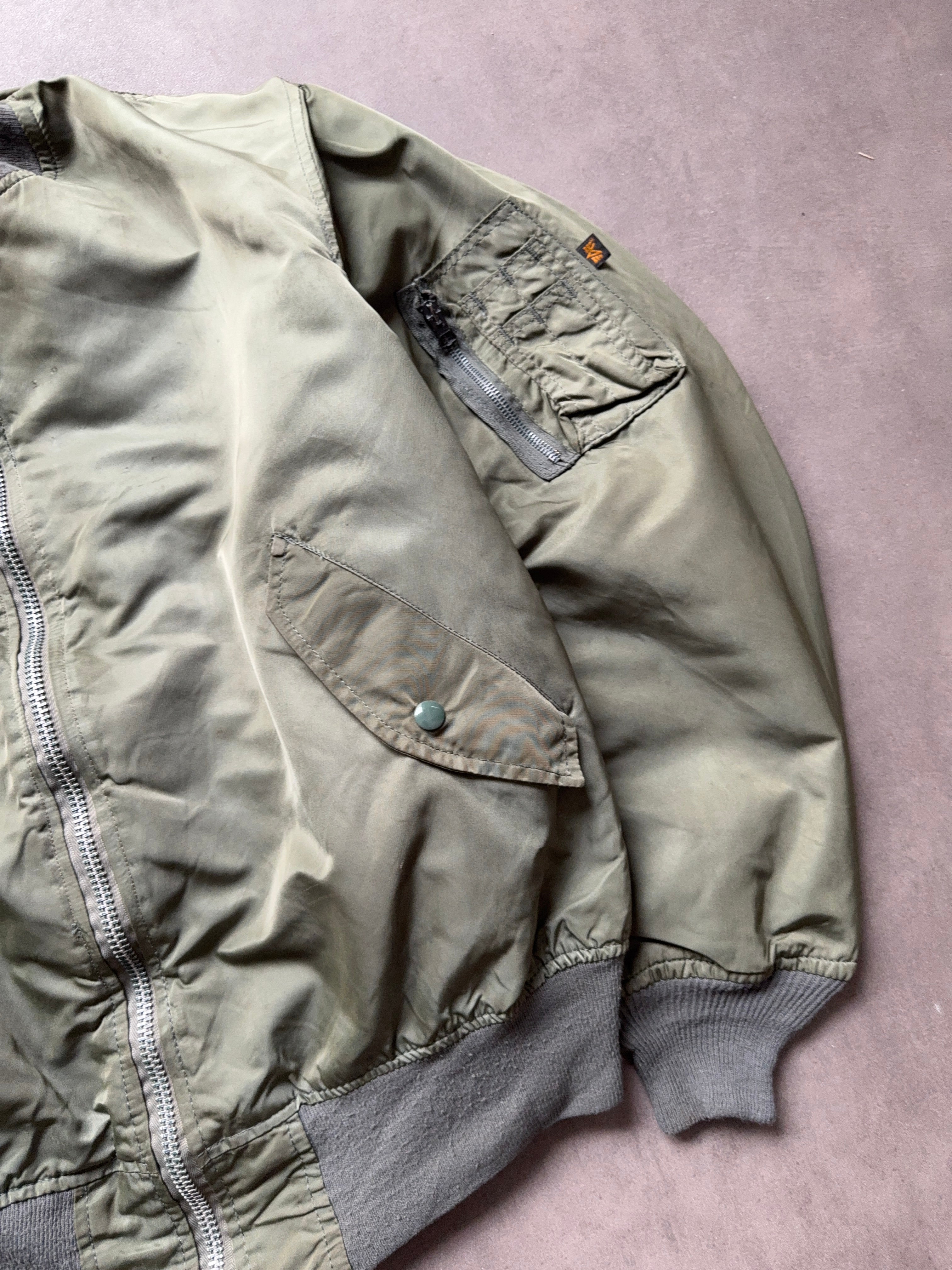 1990s Reversible MA-1 Bomber Jacket (XXL) - Mercanzia