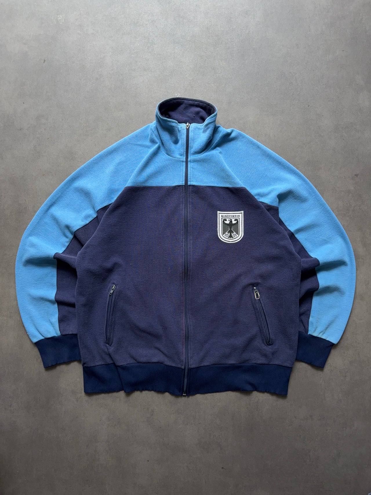 1980s German Army Zip Jacket (L)