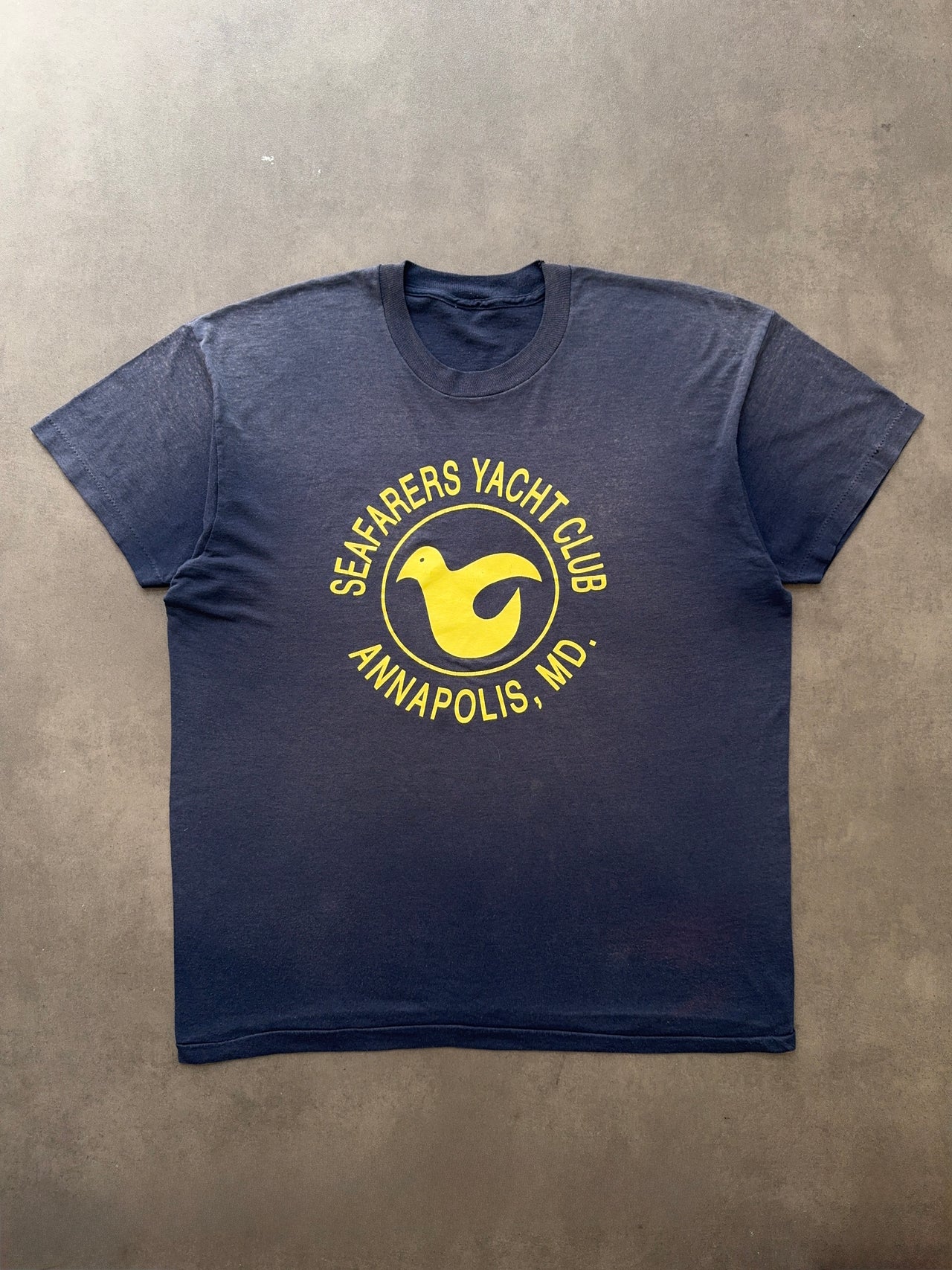 1990s faded Yacht club tee (XL)