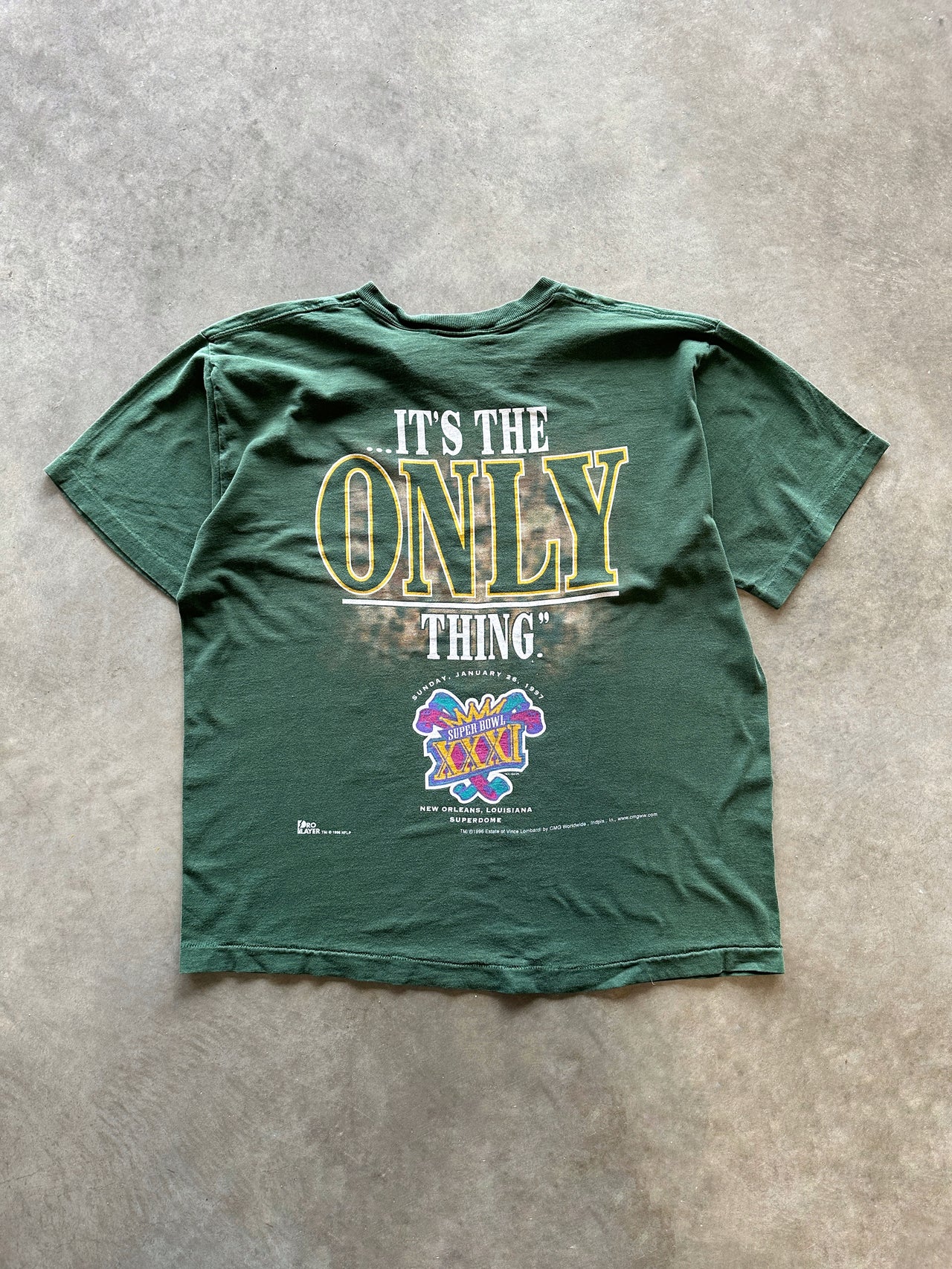 90s Vince Lombardi single stitch tee (L)