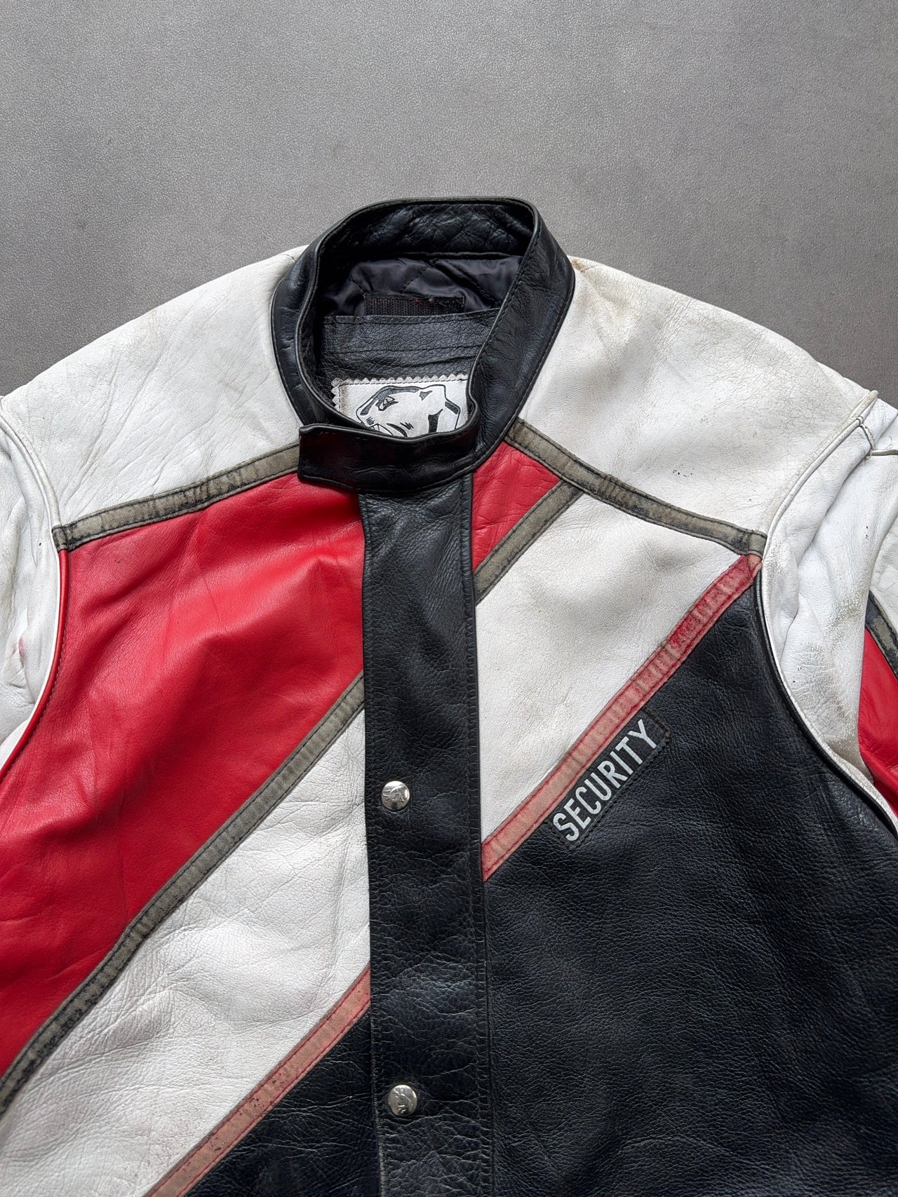 1990s Leather Motorcycle Jacket (M)