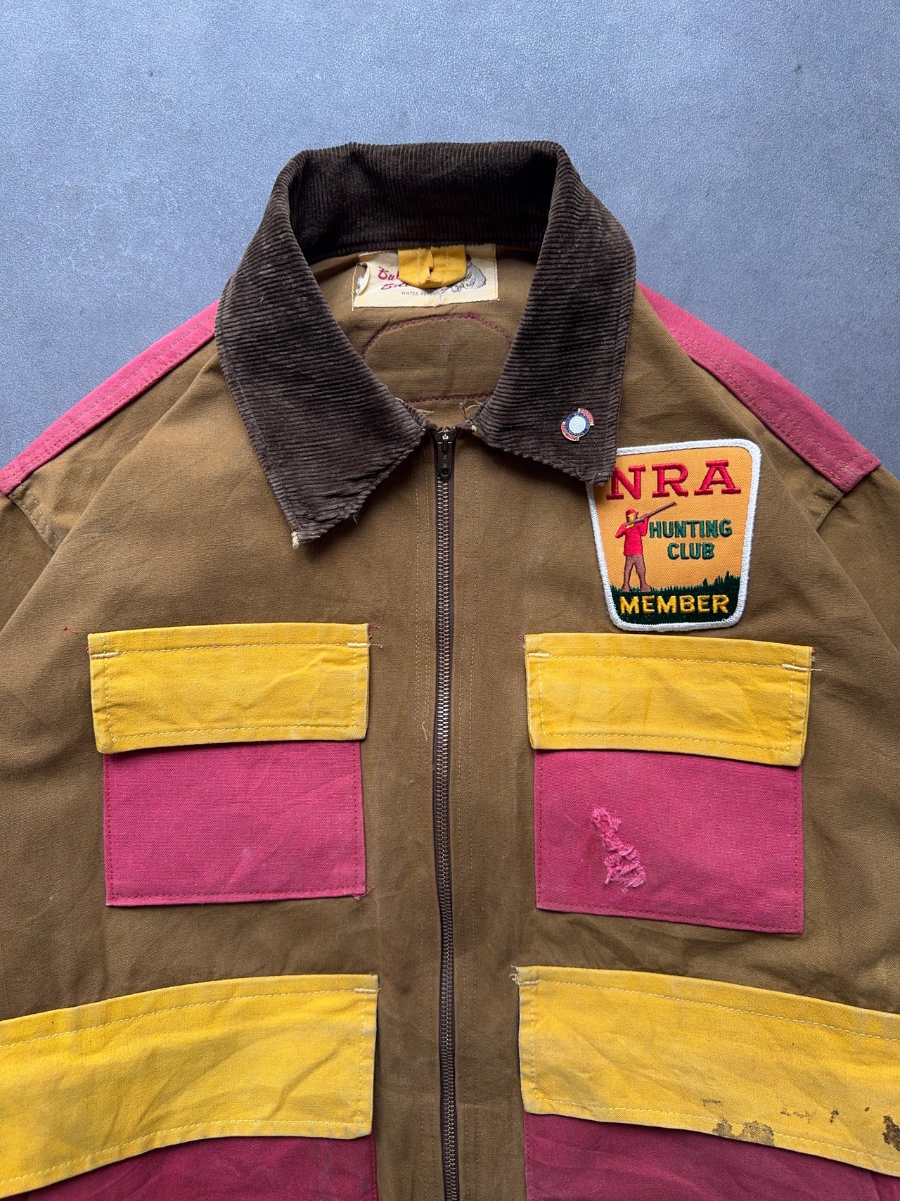 1970s 4 tone hunting jacket (L)