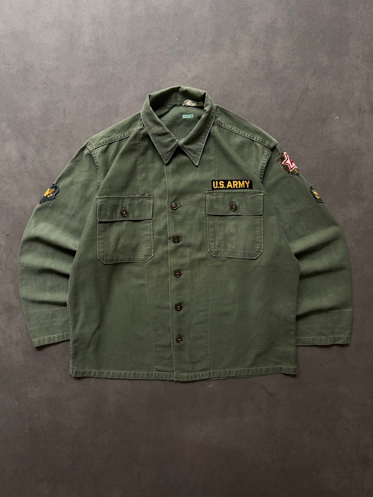 1960s OG-107 Vietnam era army Shirt (L)