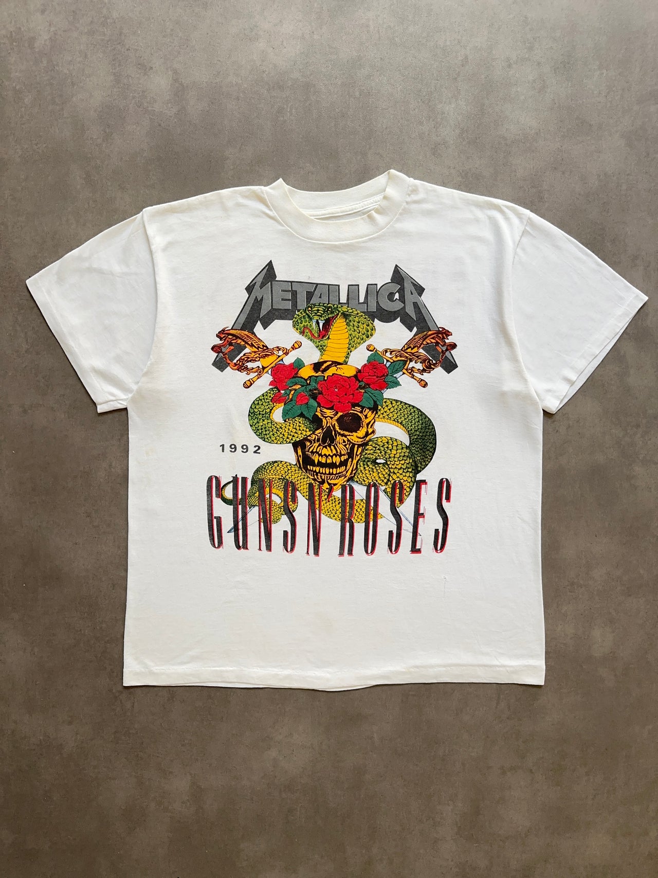 1990s Guns n Roses Metallica tee (L)