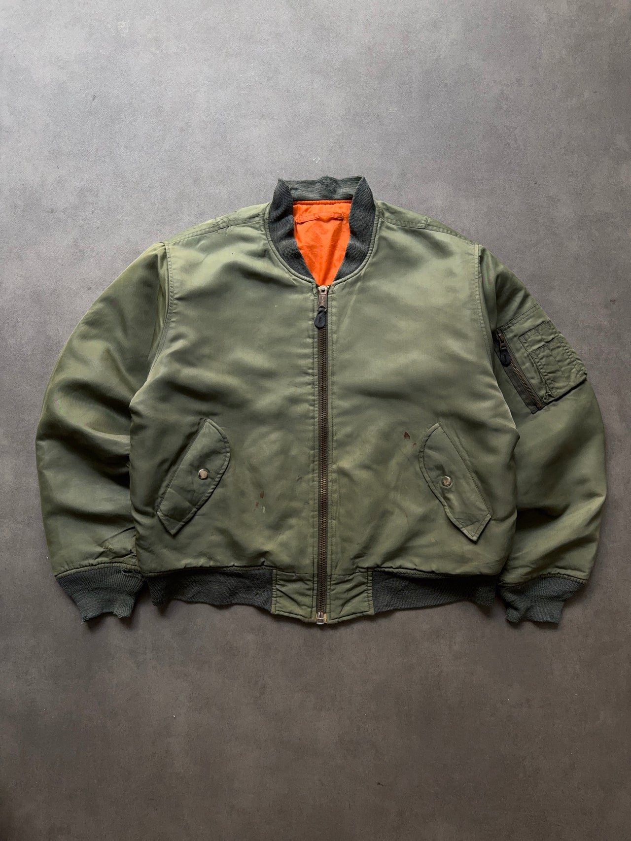 1990s MA-1 reversible Bomber jacket (L)