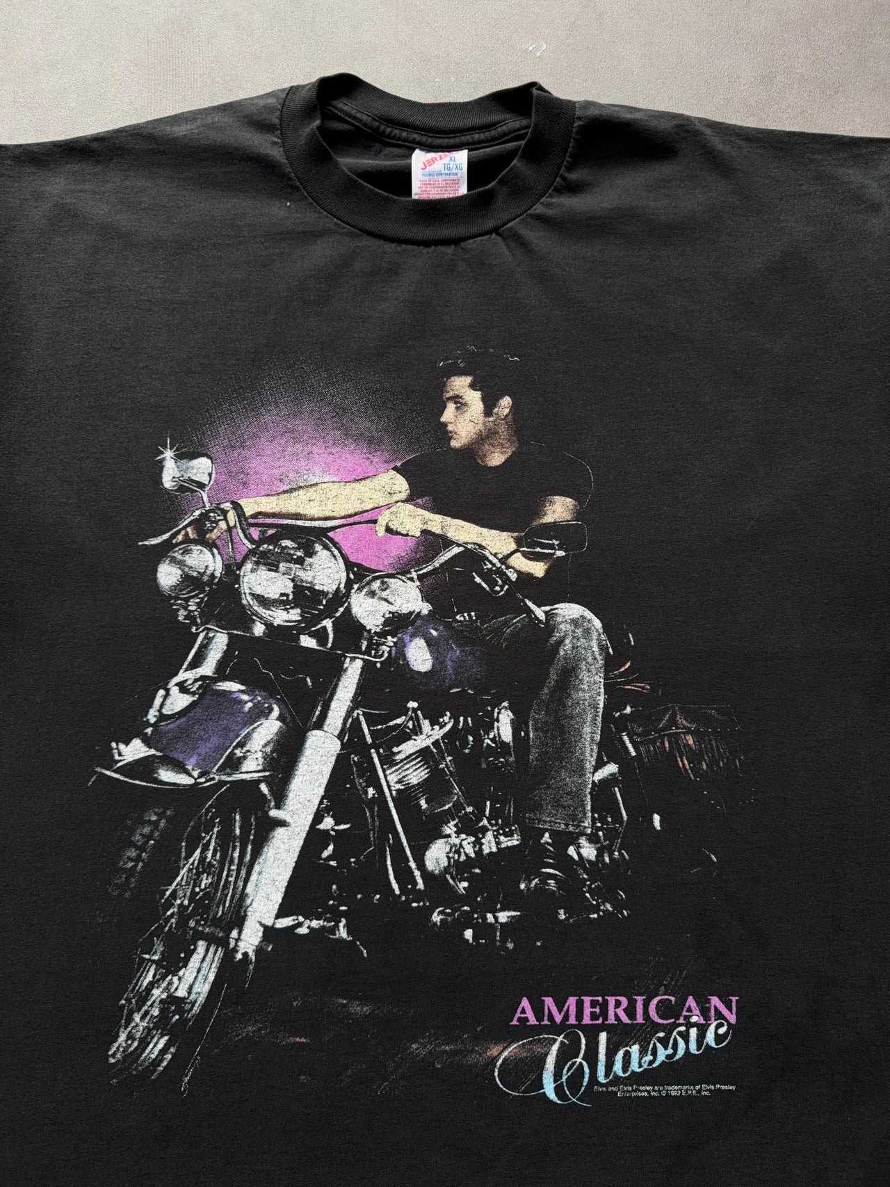 1990s Elvis faded tee (XL)