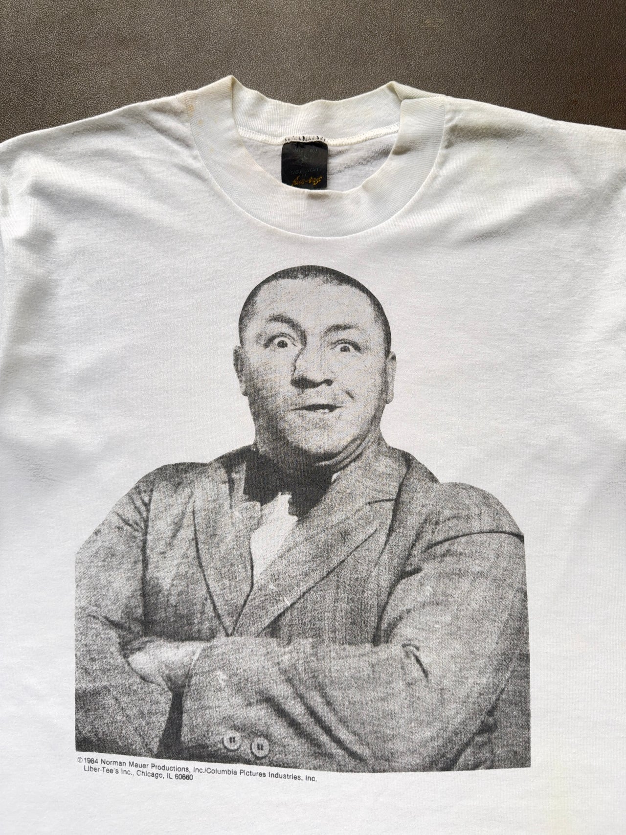 1980s Curly Howard tee (M)