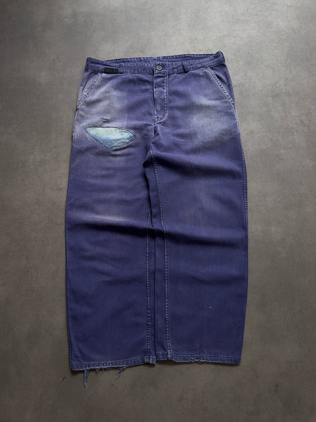1990s Patched faded Work Pants W34
