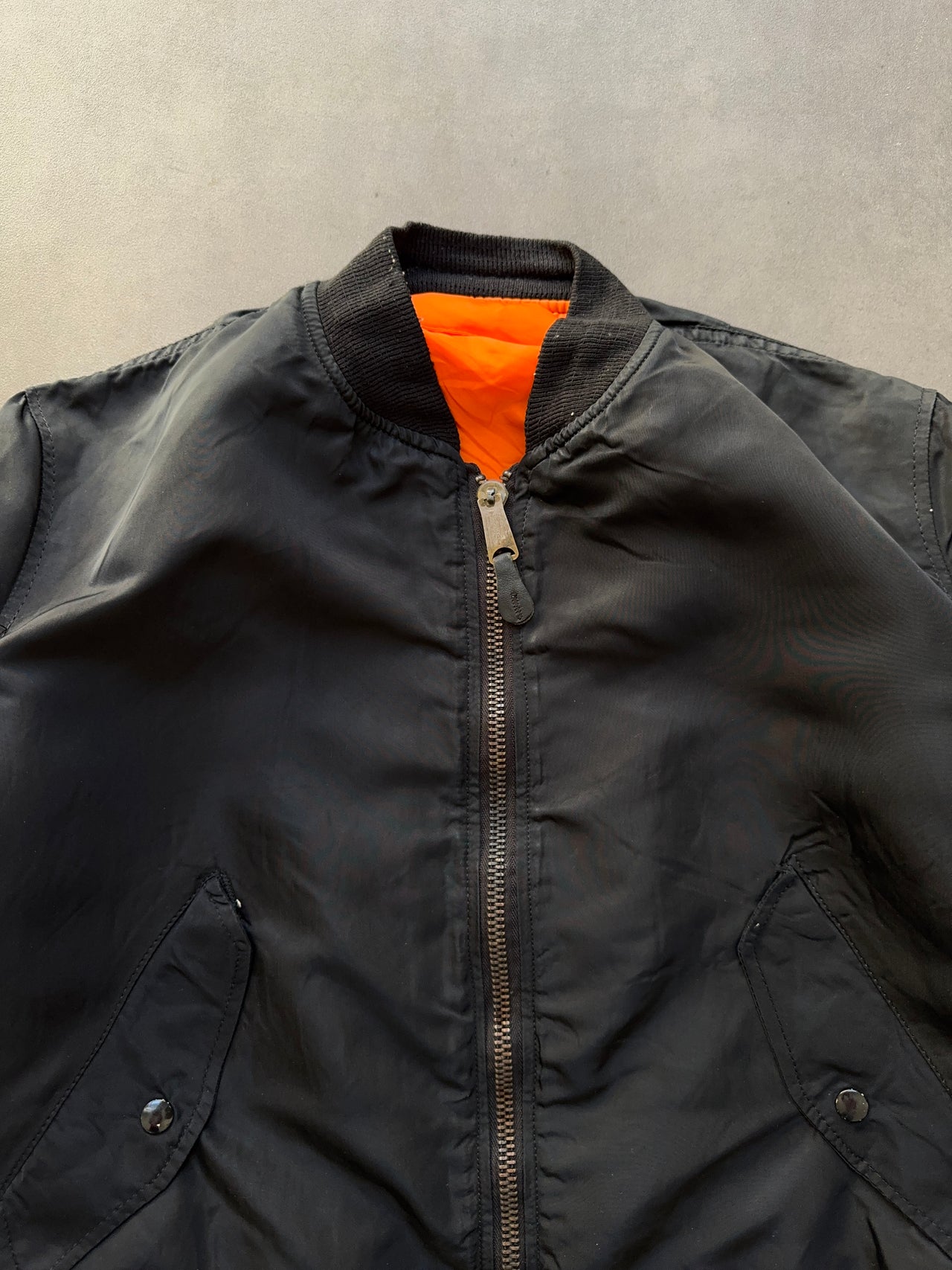 1990s MA-1 Reversible Bomber Jacket (M)a