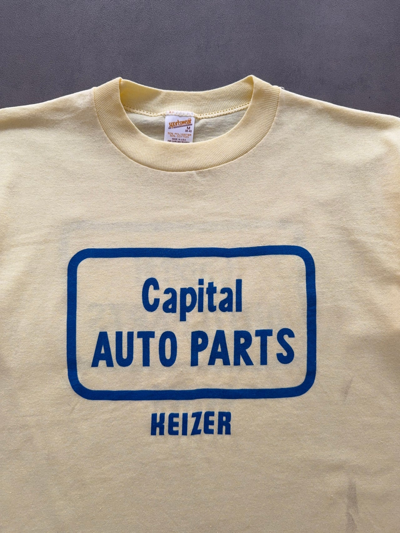 1980s Capital Auto Parts tee (M)