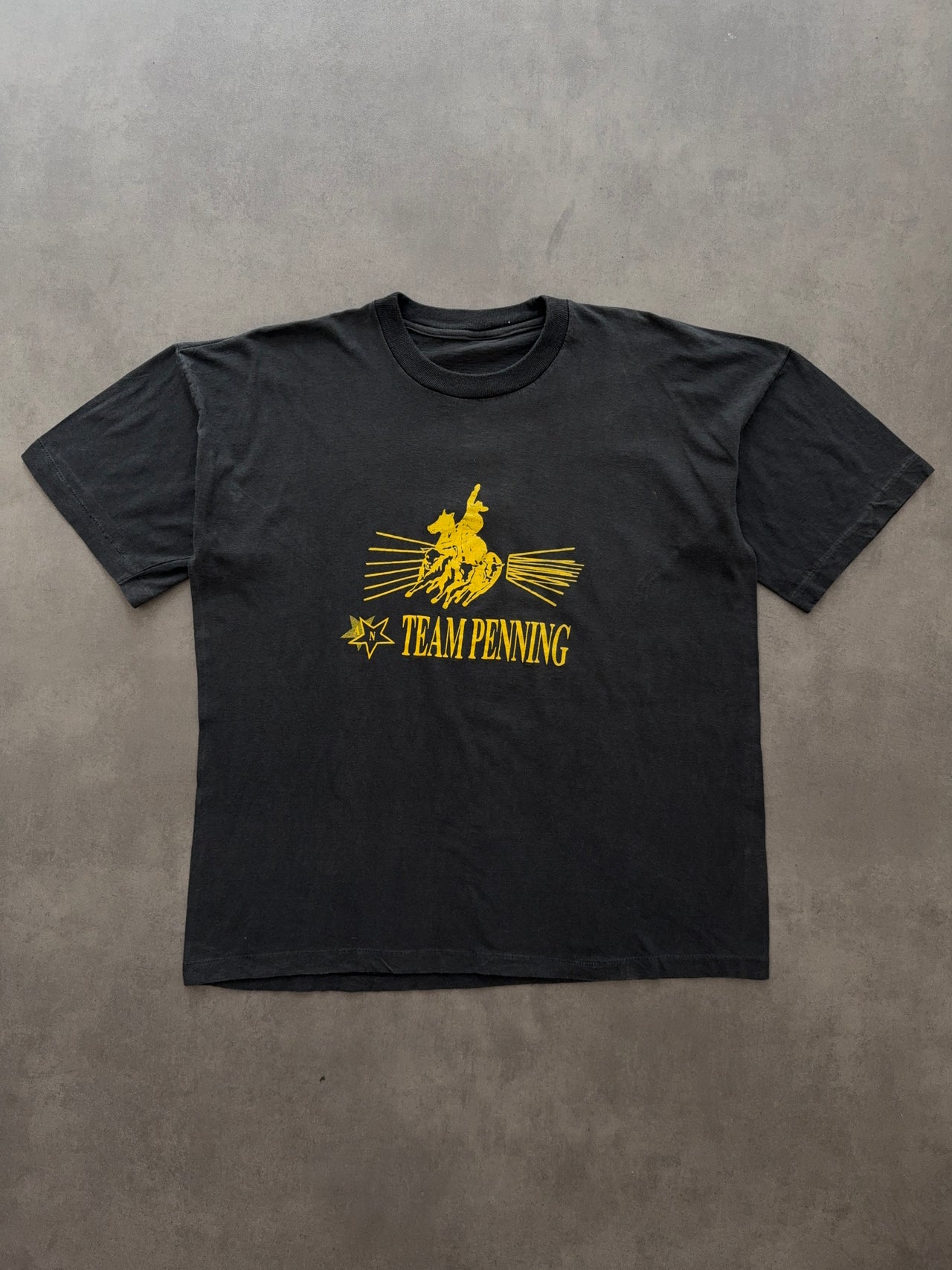 1980s Team Penning faded tee (XL)