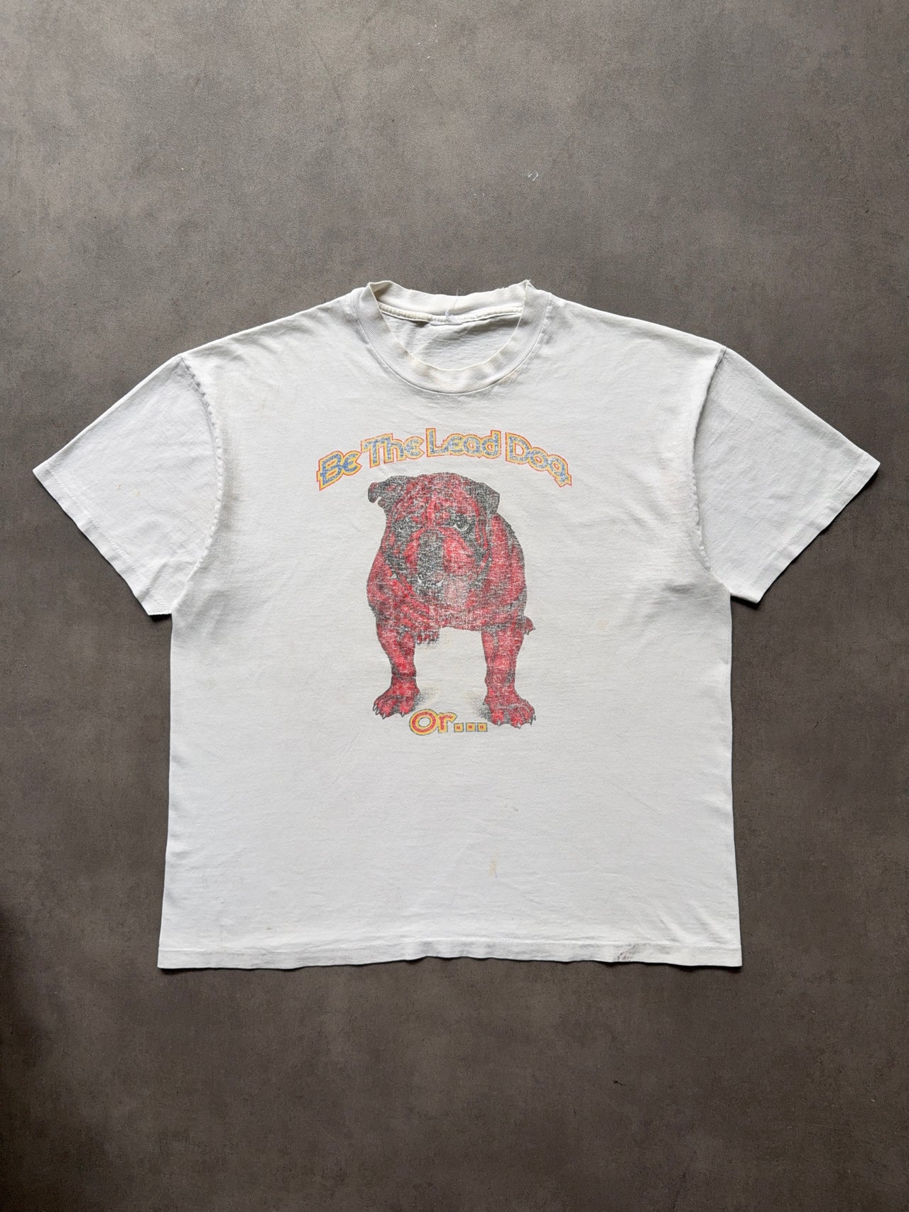 1990s The Lead dog faded tee (XL)