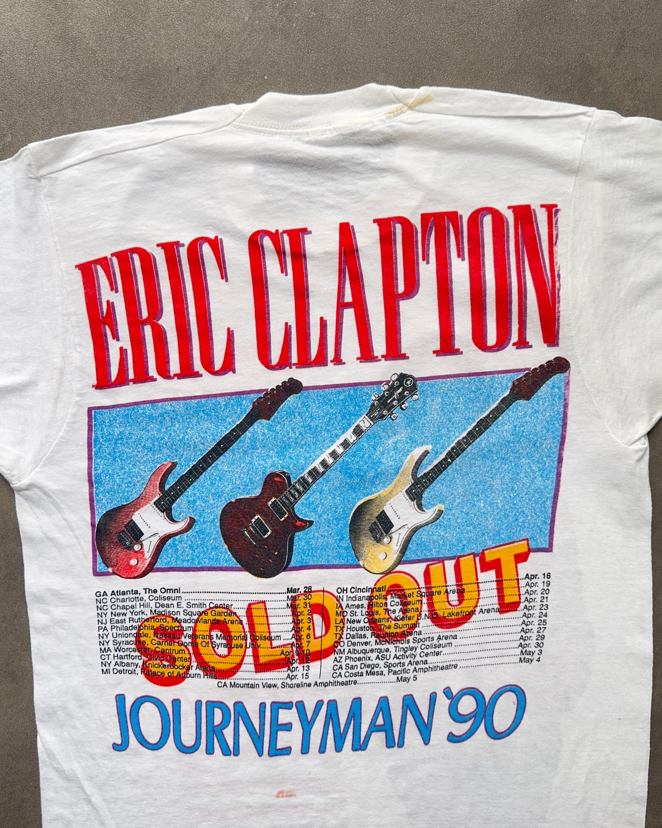 1990s Eric Clapton tour tee (L) - Mercanzia