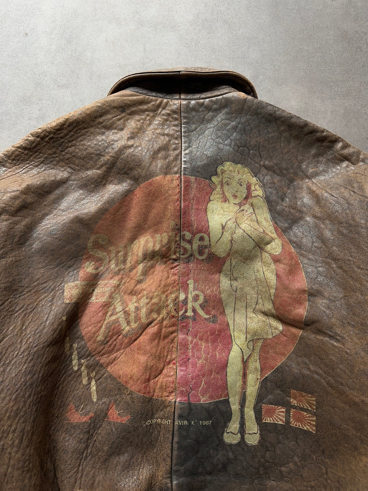 1980s Avirex Leather Jacket (L)