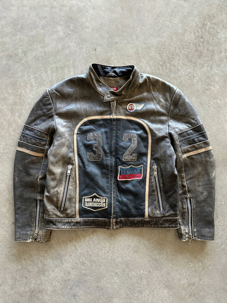 1990s Mustang leather Jacket (M)