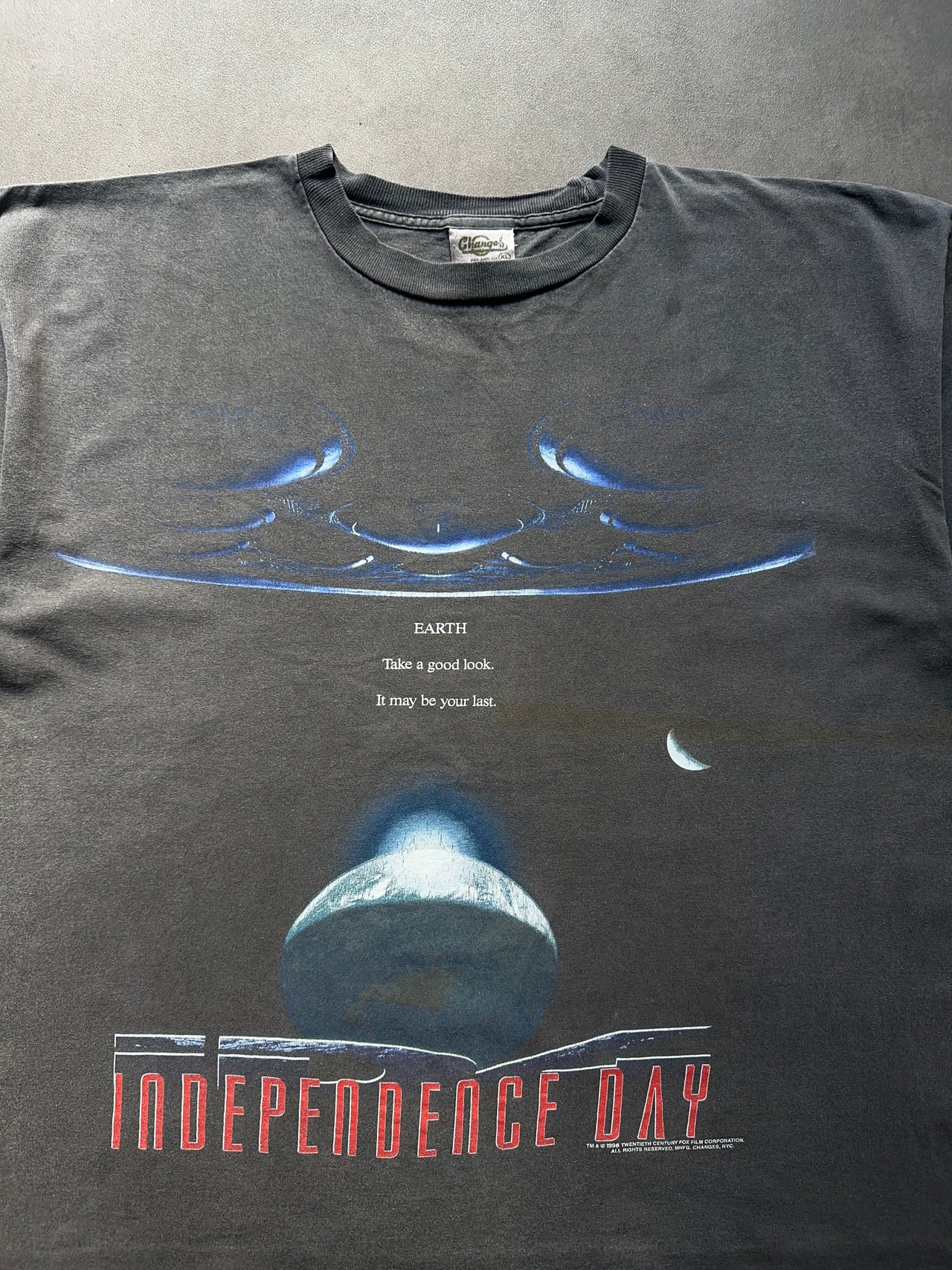1990s Independence day faded tee (XL)