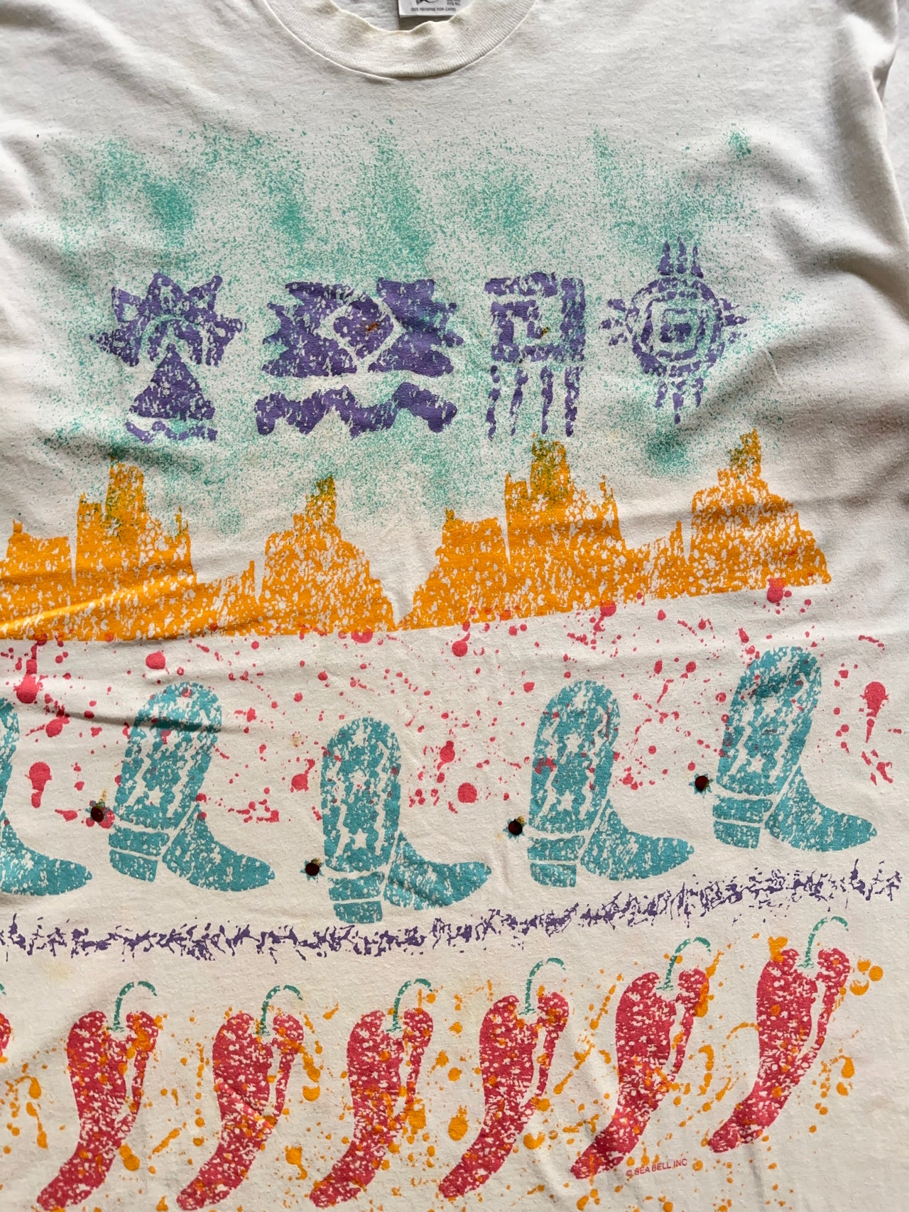 1990s Cowboy graphic tee (XL)