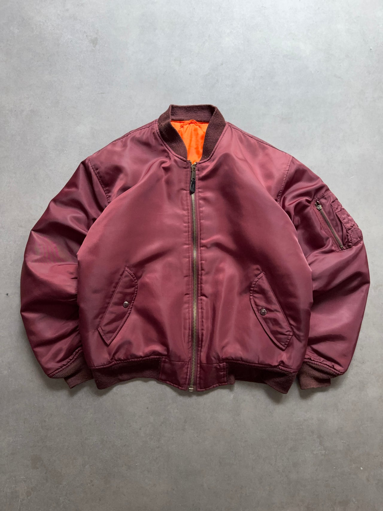 1990s MA-1 Reversible Bomber Jacket (XL)