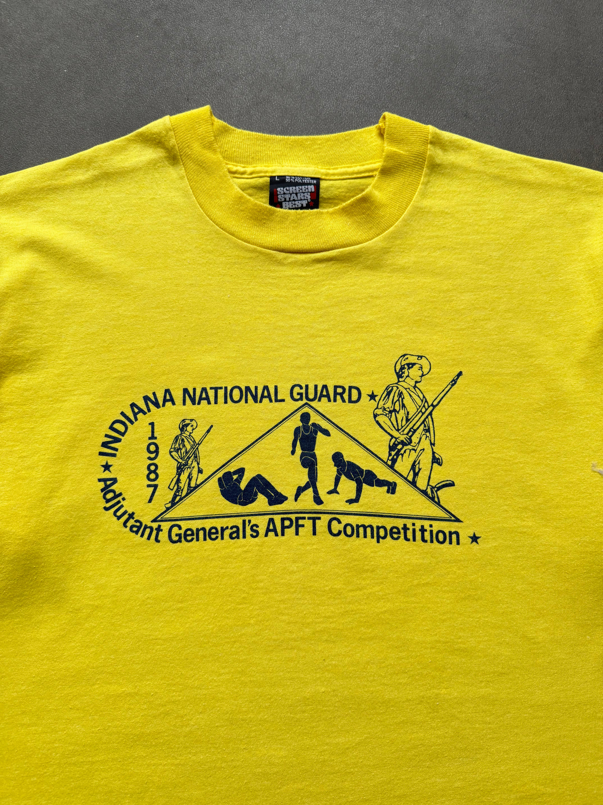1980s Indiana National competition tee (L)