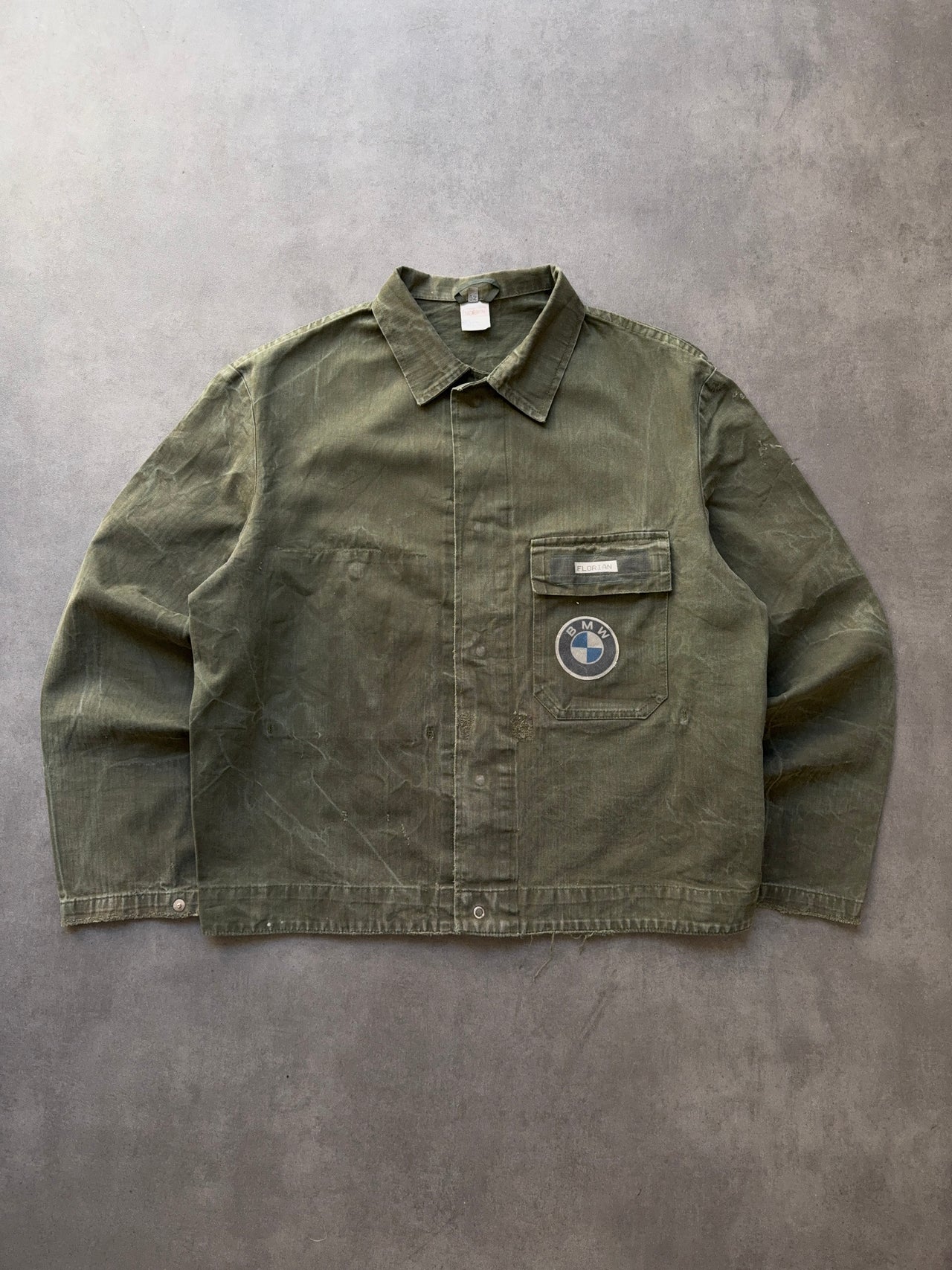 1990s BMW Faded work jacket (L)