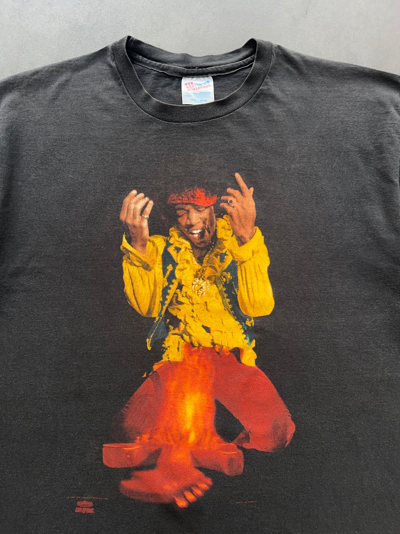 1990s Jimi Hendrix faded tee (XL)