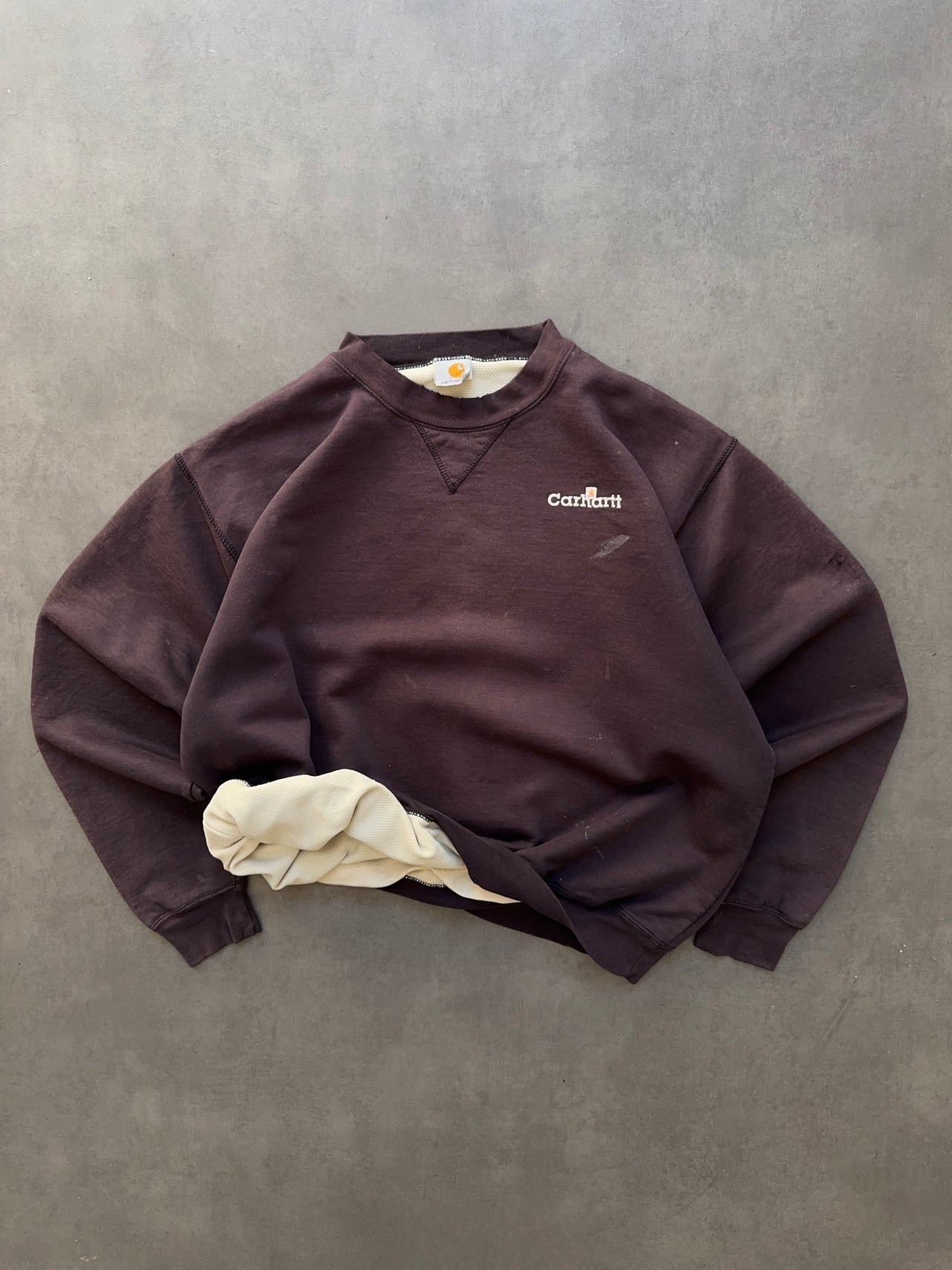 1990s Carhartt waffle crewneck (XL)