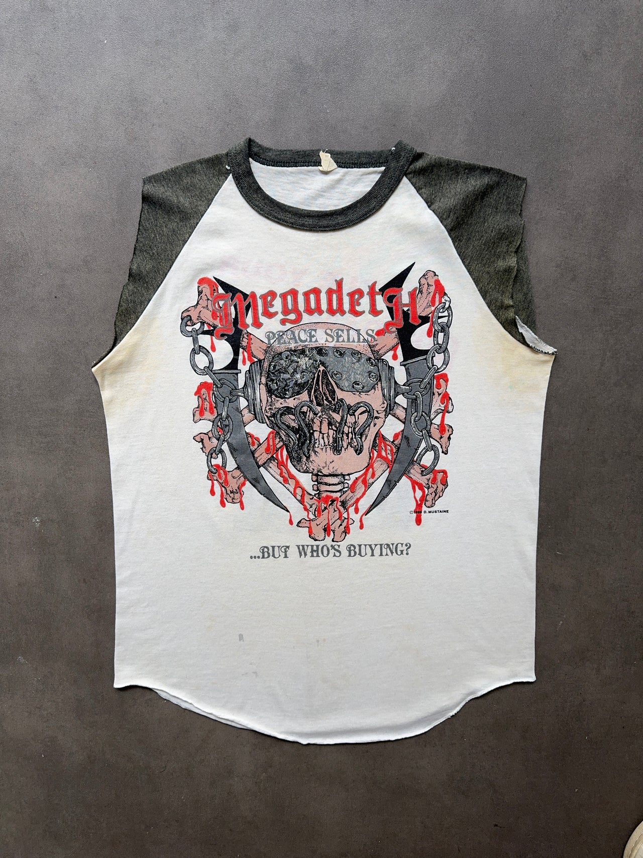 1980s Megadeth tank top (M)