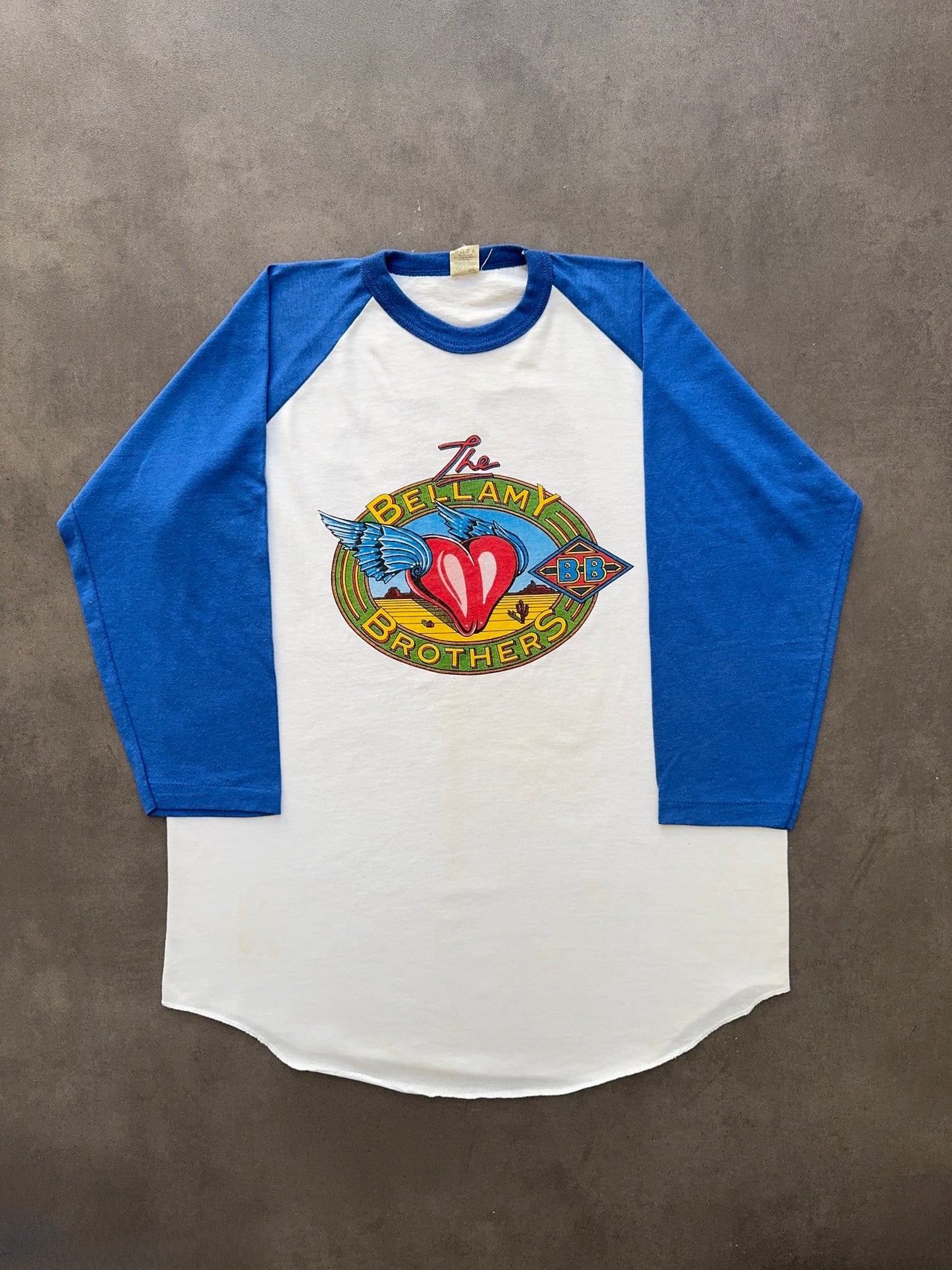 1980s The Bellamy Brothers raglan tee (L)