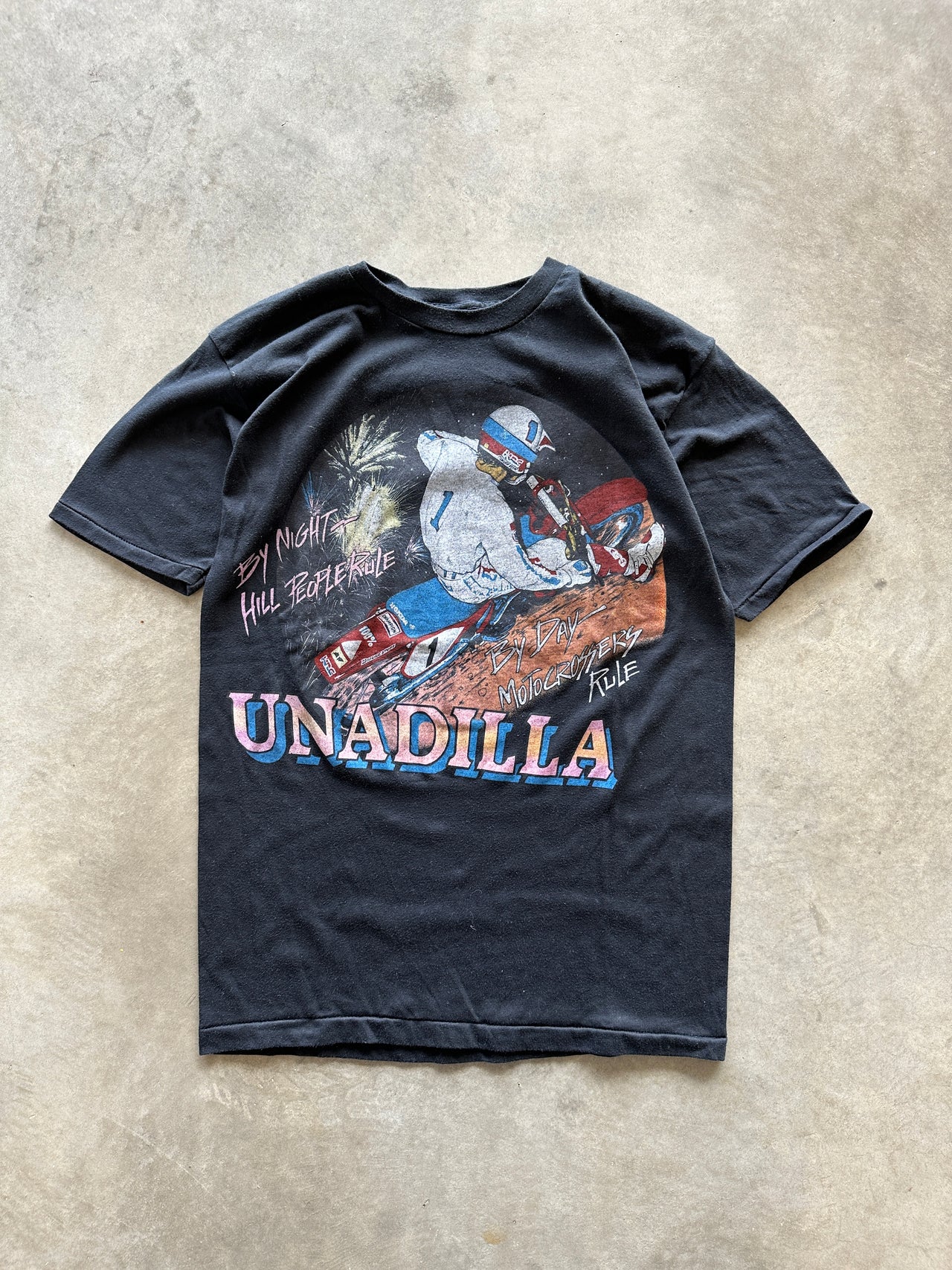 90s Unadilla motorcrossers single stitch tee (L)