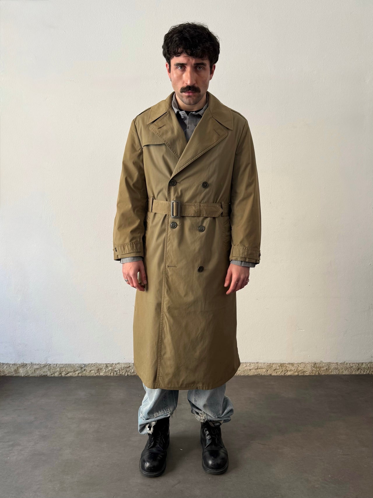 1960s/70s Us Army trench coat sand