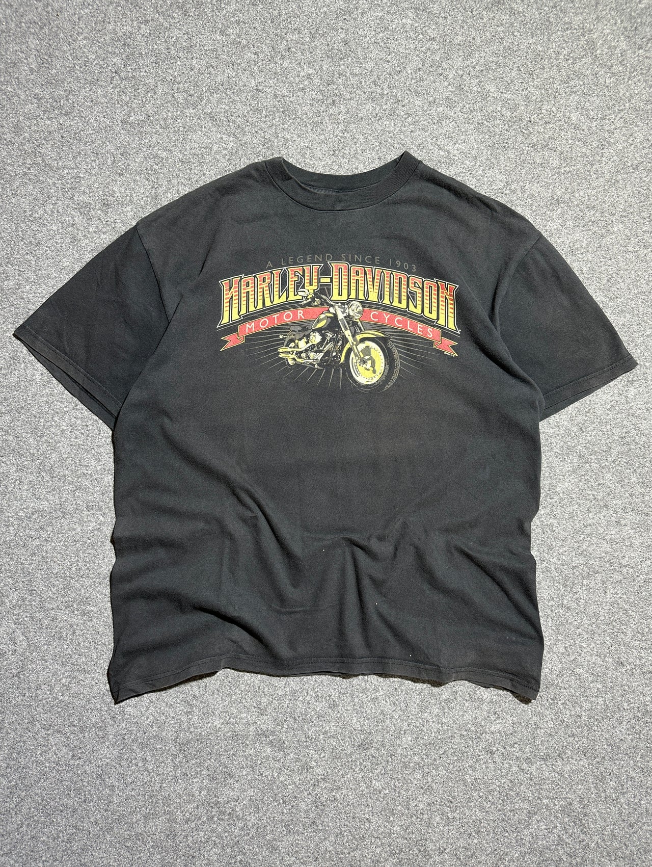 00s Harley Davidson Napoli double stitch tee (XL)