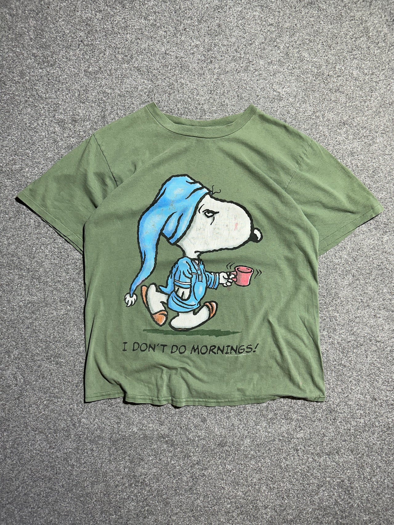 90s Snoopy single stitch tee (L)