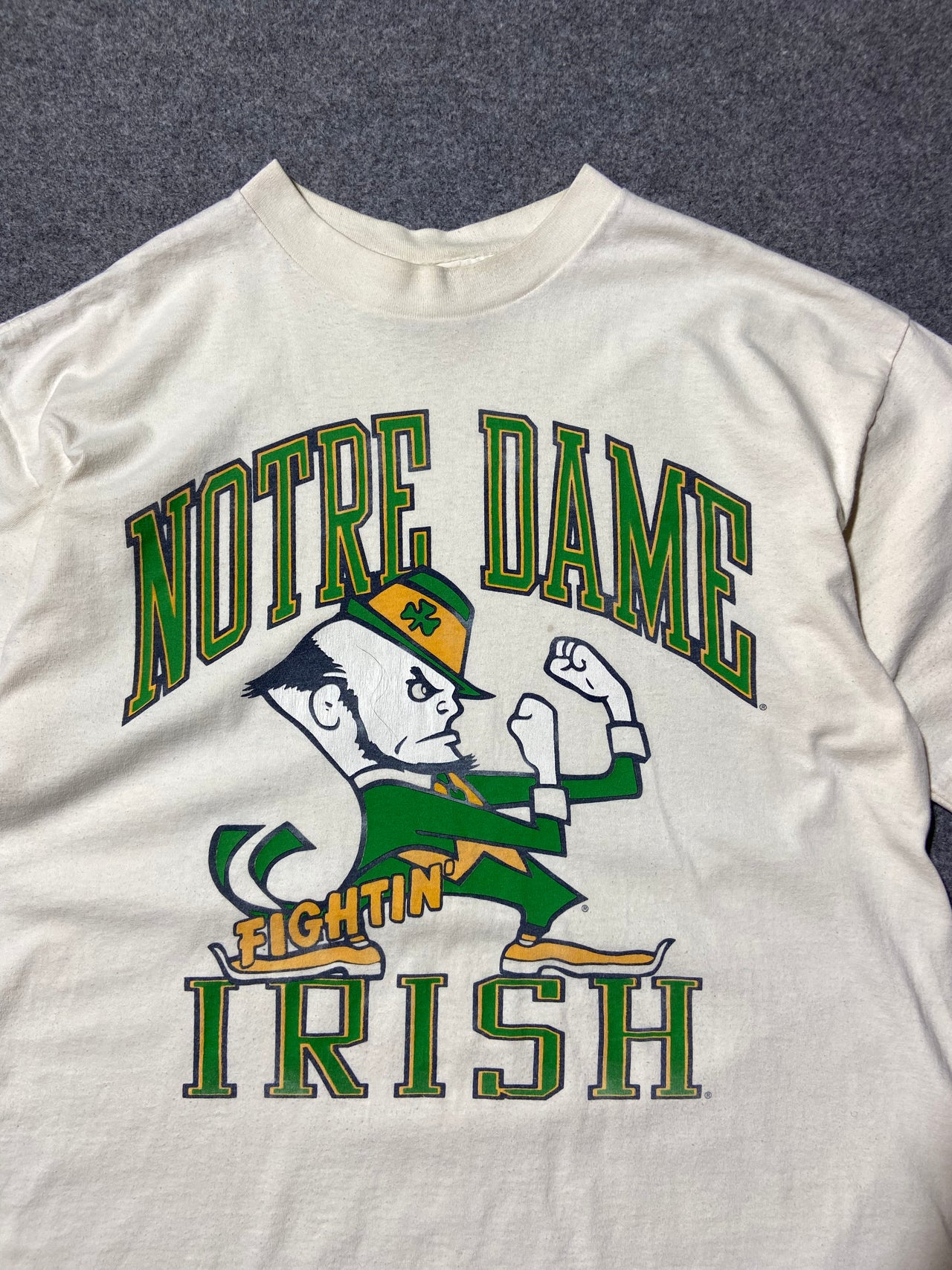 90s “Notre Dame Irish” single stitch tee (L)