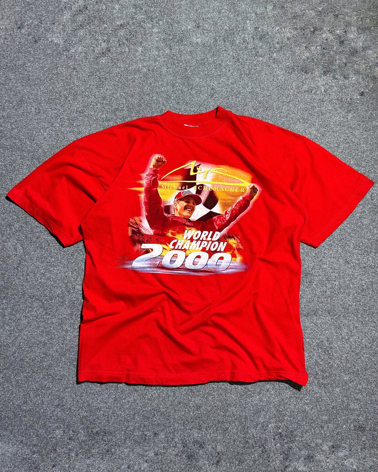 00s Michael Schumacher double stitch tee (XL)