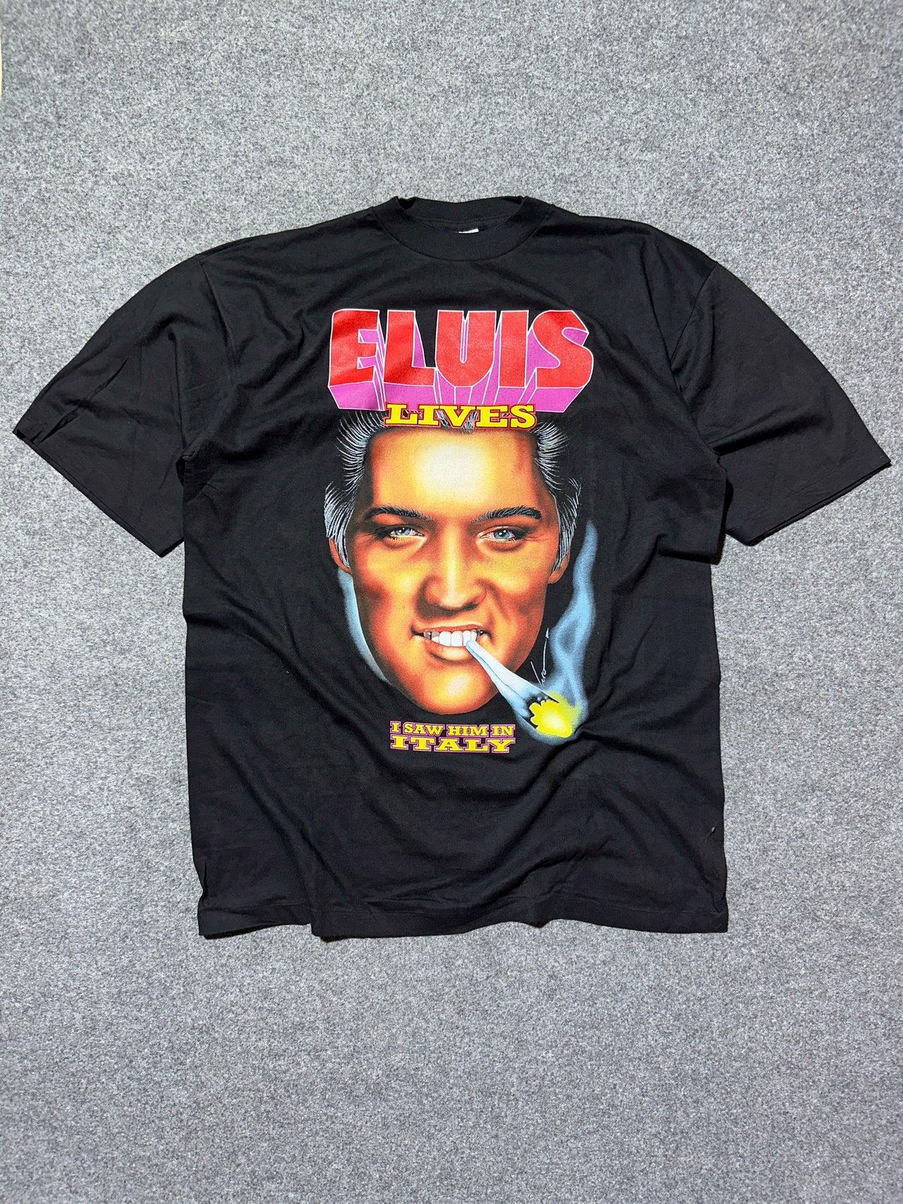 90s Elvis single stitch tee (L)