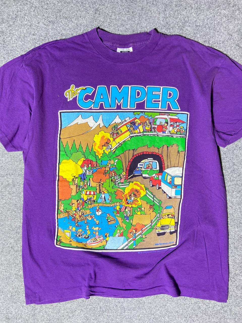 90s “The Camper” single stitch tee (L)