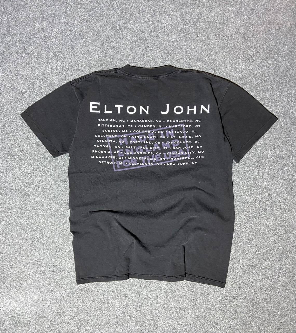 90s Elton John tour single stitch tee (M)