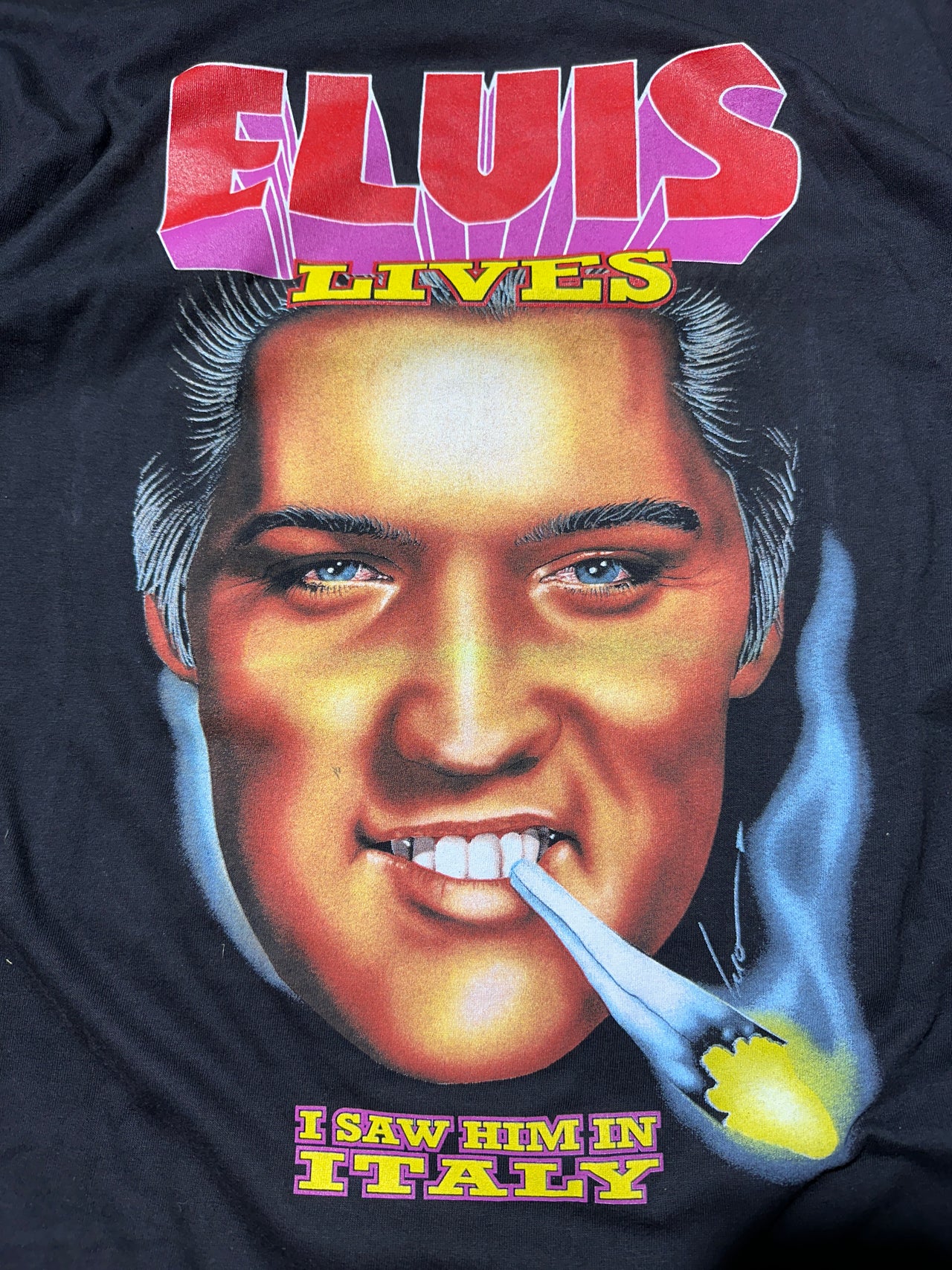 90s Elvis single stitch tee (L)