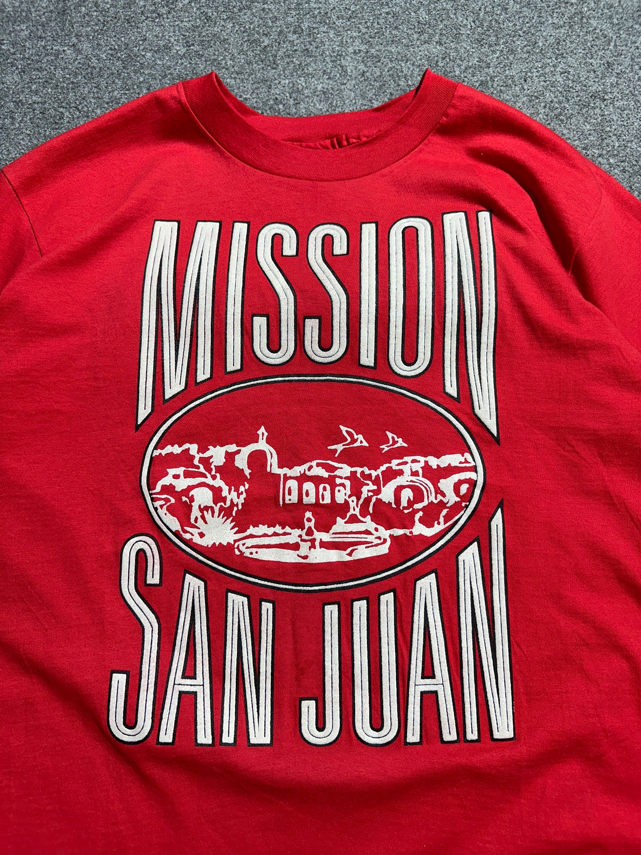 “Mission San Juan” single stitch tee (XL)