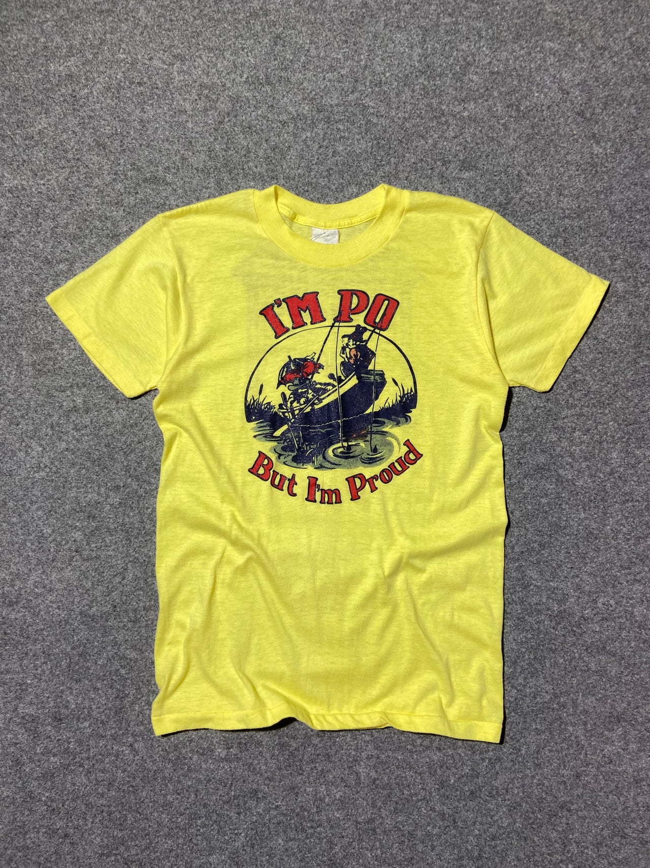 80s single stitch graphic tee (S)